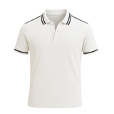 White Pique Polo