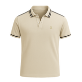 Off White Pique Polo