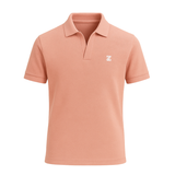 Johny Collar Waffle Textured Knitted Polo