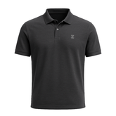 Charcoal Cotton Polo