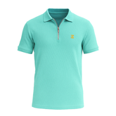 Zipper Knitted Polo