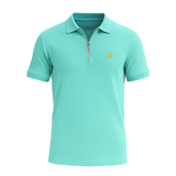 Zipper Knitted Polo