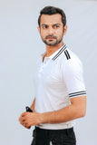 White Pique Polo