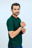 Mint Green Cotton Polo