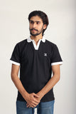 Johny Collar - Drop needle Knitted Polo