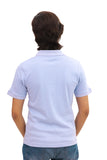 Drop Needle Knitted Zipper Polo