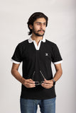 Johny Collar - Drop needle Knitted Polo