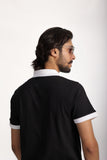 Johny Collar - Drop needle Knitted Polo