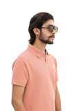 Johny Collar Waffle Textured Knitted Polo