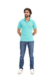 Zipper Knitted Polo
