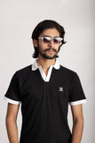 Johny Collar - Drop needle Knitted Polo