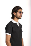 Johny Collar - Drop needle Knitted Polo