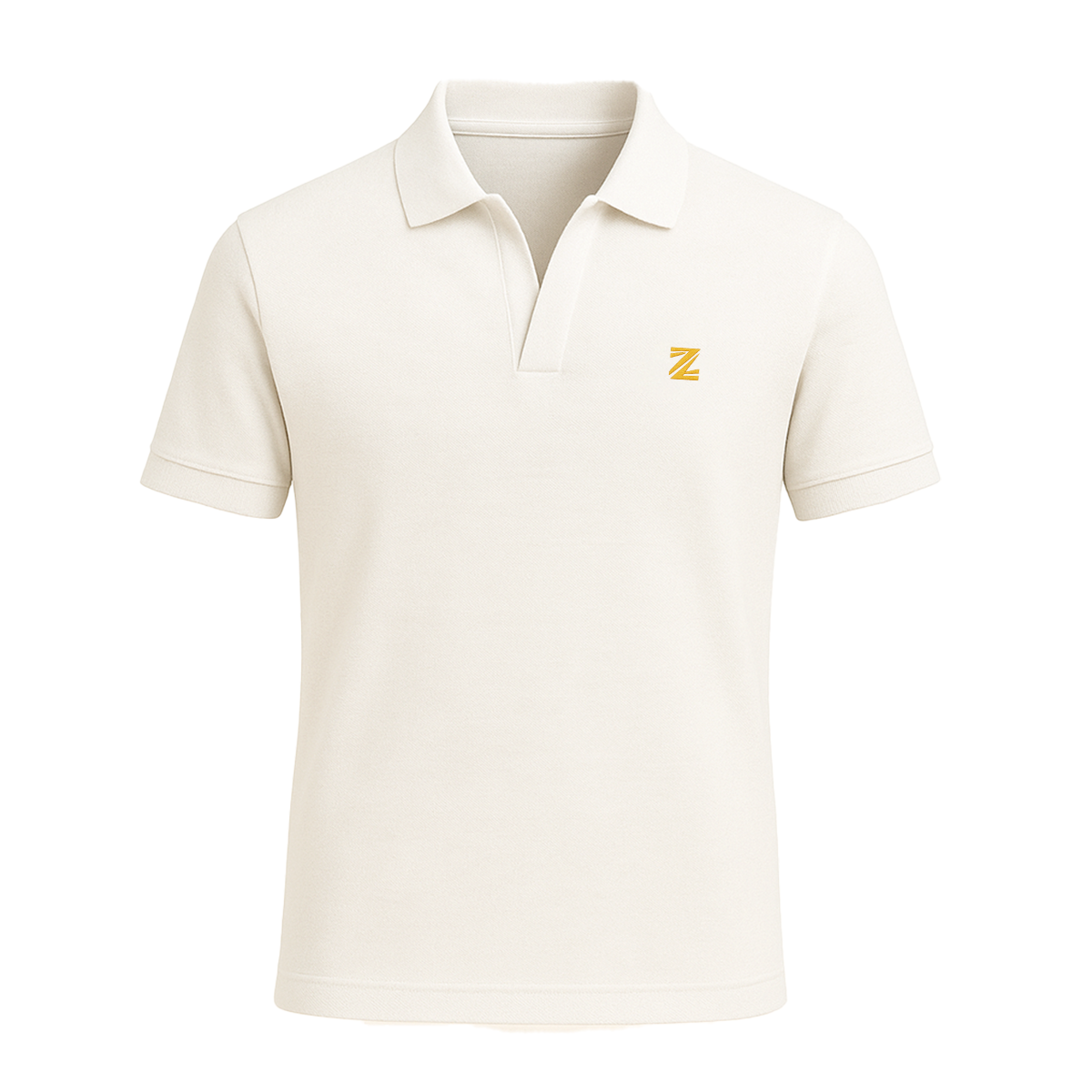 Johny Collar - Waffle Textured knitted Polo