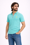 Zipper Knitted Polo