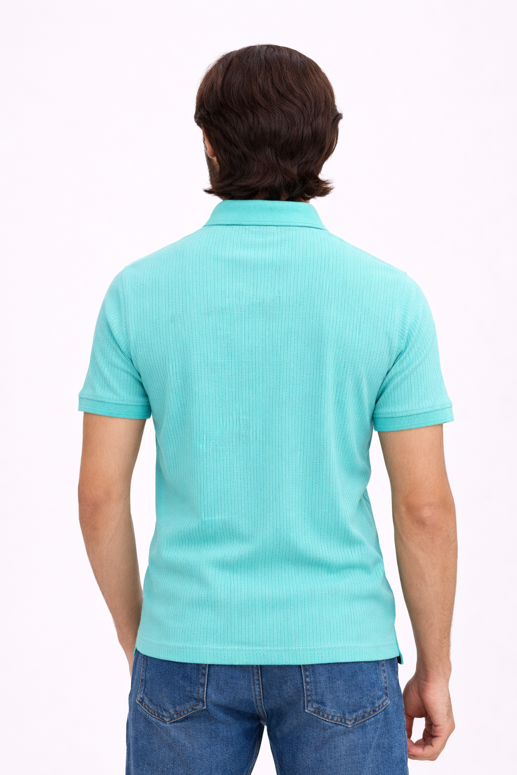 Zipper Knitted Polo